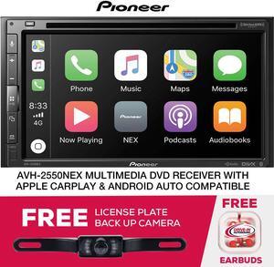 RFRB Pioneer AVH-2550NEX 6.8" 2-DIN CD/DVD with License Plate Camera