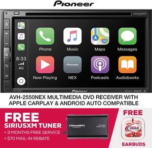 RFRB  Pioneer AVH-2550NEX 6.8" Double-DIN Multimedia CD/DVD w/ Satellite Radio Tuner