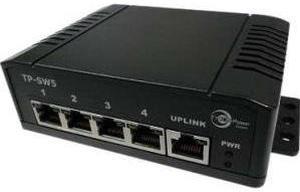 Tycon Power Systems - TP-SW5G-NC - Tycon Power POE 5 Port Switch - 5 Ports - Manageable - 2 Layer Supported - Twisted