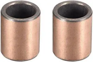 Sleeve Bearing 12mm Bore x 16mm OD x 20mm Length Plain Bearings Wrapped Oilless Bushings (Pack of 2)