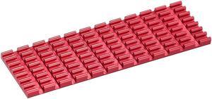 M.2 Aluminum Heatsink 70x22x3mm Red for 2280 SSD