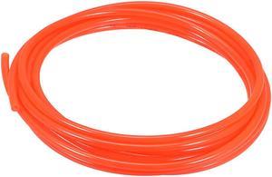 Pneumatic Air Tubing, 6mm OD x 4mm ID 3 Meter (118 Inch) PU Polyurethane Air Compressor Tubing Hose Pipe Orange