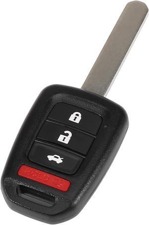 Replacement Keyless Entry Remote Car Key Fob 433Mhz for Honda Accord 2016 - 2018