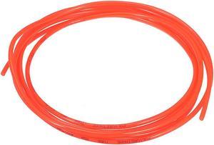 Pneumatic Air Tubing, 4mm OD x 2.5mm ID 3 Meter (118 Inch) PU Polyurethane Air Compressor Tubing Hose Pipe Orange