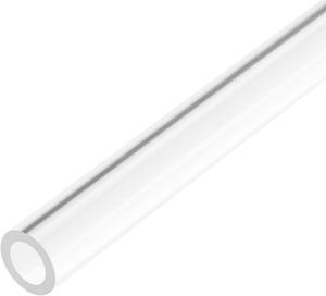 Clear Rigid Acrylic Pipe 6.4mm ID x 10.2mm OD x 0.5m, 1.9mm Wall Round Tube