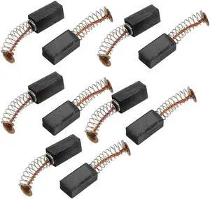 5 Pairs 12x6x5mm Carbon Brushes Power Tool for Electric Hammer Drill Motor