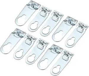 40mm x 15mm Steel Photo Picture Frame Hanging Brackets Hooks Hangers