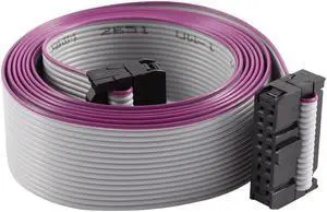 2.54mm Pitch 2x16P 16 Pin 16 Wire Female to Female IDC Flat Ribbon Cable 118cm
