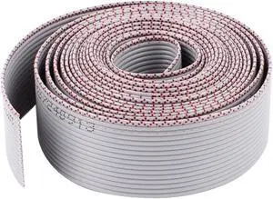 Unique Bargains 1mm Pitch 16pin 16 Wire Flat IDC Ribbon Cable Cord 20mm Wide 2M 6.5Ft Long
