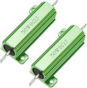Unique Bargains 50W 8 Ohm 5% Aluminum Housing Resistor Screw Tap Chassis Mounted Aluminum Case Wirewound Resistor Load Resistors Green 2 pcs Unique Bargains 50W 8 Ohm 5% Aluminum Housing Resistor Screw Tap Chassis Mounted Aluminum Case Wirewound Resistor Load Resistors Green 2 pcs