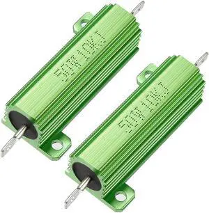 Unique Bargains 50W 10k Ohm Aluminium Housing Chassis Mount Wirewound Power Resistor Green 2pcs Unique Bargains 50W 10k Ohm Aluminium Housing Chassis Mount Wirewound Power Resistor Green 2pcs