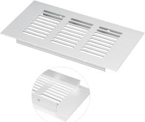 150mmx80mm, Ventilation Grille Aluminum Alloy Air Vent Louvered Grill Lid 2pcs