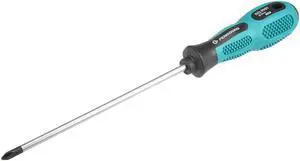#1 Phillips Screwdriver 6 Inch Round Shaft Non Slip Comfortable Handle