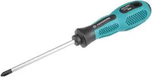 #1 Phillips Screwdriver 4 Inch Round Shaft Non Slip Comfortable Handle