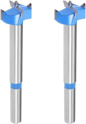2pcs Carbide Hinge Boring Forstner Drill Bit, 20mm Diameter, 7mm Shank