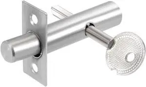 13mm Dia Cylinder Core Stainless Steel Hidden Tubewell Key Mortise Lock