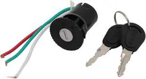 Motorcycle Security 3 Wires Ignition Switch Lock w 2 Keys