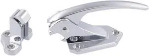101mmx44mm Zinc Alloy Adjustable Latch Spring Loaded Freezer Door Grip Handle