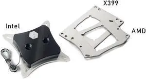 Bitspower CPU Block Summit M Acrylic Black - Digital RGB
