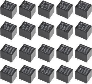 20 Pcs JQC-3FF-S-Z DC 24V Coil SPDT 5 Pin PCB Electromagnetic Power Relay