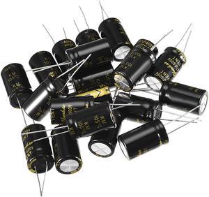 Aluminum Radial Electrolytic Capacitor 47uF 400V Life 16 x 26 mm Black 20pcs