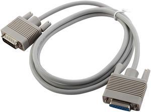 1.5m 5ft DB15 Male to Female 15-Conductor Extension Cable Cord for Computer