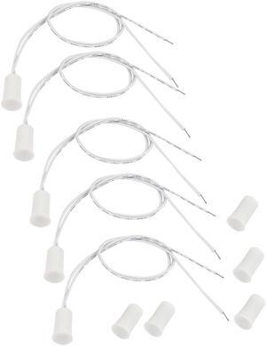 Unique Bargains NO Wired Door Window Sensor Magnetic Switch Home Alarm System Normally Open x 5