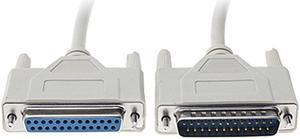 Unique Bargains Male to Female DB25 Pin Parallel Printer Cable 2.6M Gdmvy