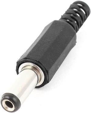Unique Bargains Black 5.5mm x 2.1 mm DC Male Power Plug Cable Connector Adapter