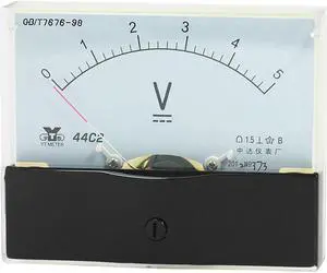 Analog Panel Voltmeter DC 0 - 5V Measuring Range 1.5 Accuracy 44C2