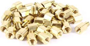 Unique Bargains 30 Pcs PCB Motherboard Standoff Hex Spacer Screw Nut M3 Male 4mm to Female 5mm