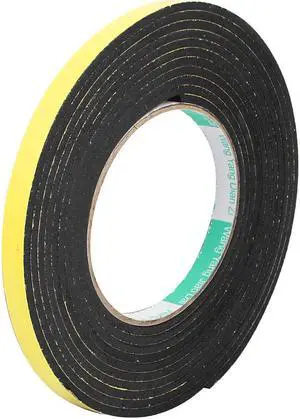 10mm x 3mm Single Sided Self Adhesive Shockproof Sponge Foam Tape 4M Length