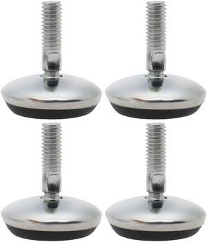 M6 x 18 x 30mm Leveling Feet Adjustable Leveler Support for Table Sofa Leg 4pcs