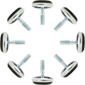 M6 x 13 x 30mm Leveling Feet Adjustable Leveler for Furniture Chair Leg 8pcs