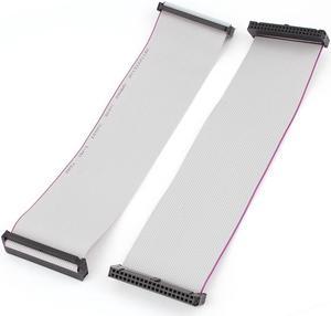 Unique Bargains 2pcs FC40P 40-Pin IDC Socket Arduino DIY Extension Flat Ribbon Cable Wire 20cm