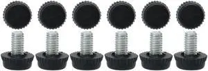 M8 x 25 x 30mm Furniture Leveling Feet Adjustable Leveler for Chair Leg 4pcs M8 x 25 x 30mm Furniture Leveling Feet Adjustable Leveler for Chair Leg 4pcs