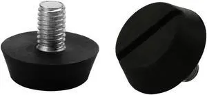 M6 x 10 x 20mm Leveling Feet Adjustable Leveler Protector for Sofa Leg 2pcs