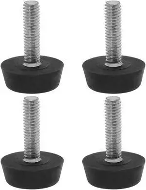 M6 x 22 x 22mm Furniture Glide Leveling Feet Floor Protector for Table Leg 4pcs