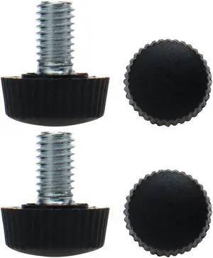 M6 x 10 x 16mm Leveling Feet Adjustable Leveler for Hotel Table Sofa Leg 4pcs