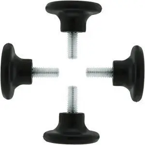 M8 x 18 x 38mm Leveling Adjustable feet Furniture Protector for Desk Leg 4pcs
