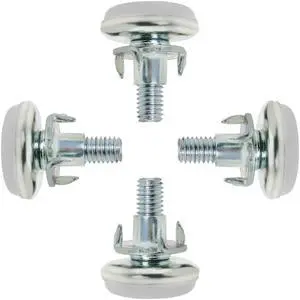 M8 x 25 x 30mm Leveling Feet Adjustable Leveler with T-nuts for Cabinet Leg 4pcs M8 x 25 x 30mm Leveling Feet Adjustable Leveler with T-nuts for Cabinet Leg 4pcs