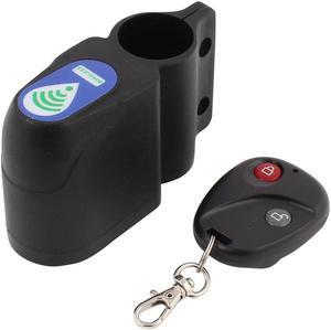 Unique BargainsBike Bicycle Super Loud Wireless Remote Control Anti-theft Lock Vibration Alarm