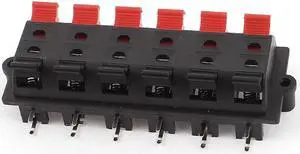 Spring Push Type 12 Position Audio Speaker Terminal Junction Box Board