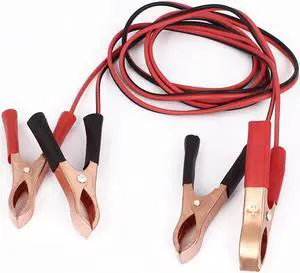 Unique Bargains Double-ended Alligator Battery Booster Clip Connector Clamp Test Lead Cable