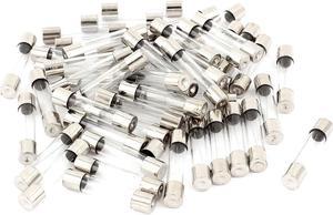 250V 8A Fast Quick Blow Low Breaking Glass Tube Fuses 6mm x 30mm 50 Pcs