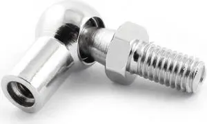 M8x1.25 Male to M6x1.0 Female Thread Metal Gas Spring End Fitting Ball Joint