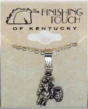 Finishing Touch Barrel Racer Fashion Necklace - Silver - 1" Finishing Touch Barrel Racer Fashion Necklace - Silver - 1"