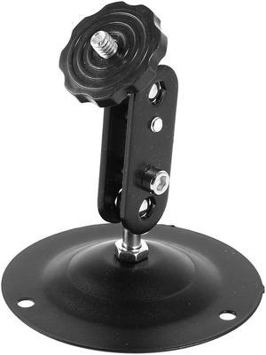 Unique Bargains Black Adjustable CCTV Camera Security System Metal Holder Bracket