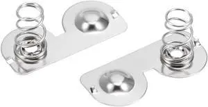 20Pcs AA Battery Positive to Negative Conversion Spring Contact Nickeling Plate 26.5mm x 12mm