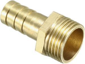 Brass Barb Hose Fitting Connector Adapter 10mm Barbed x 3/8 PT Male Pipe